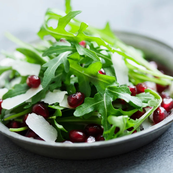 Insalata di melagrana e rucola