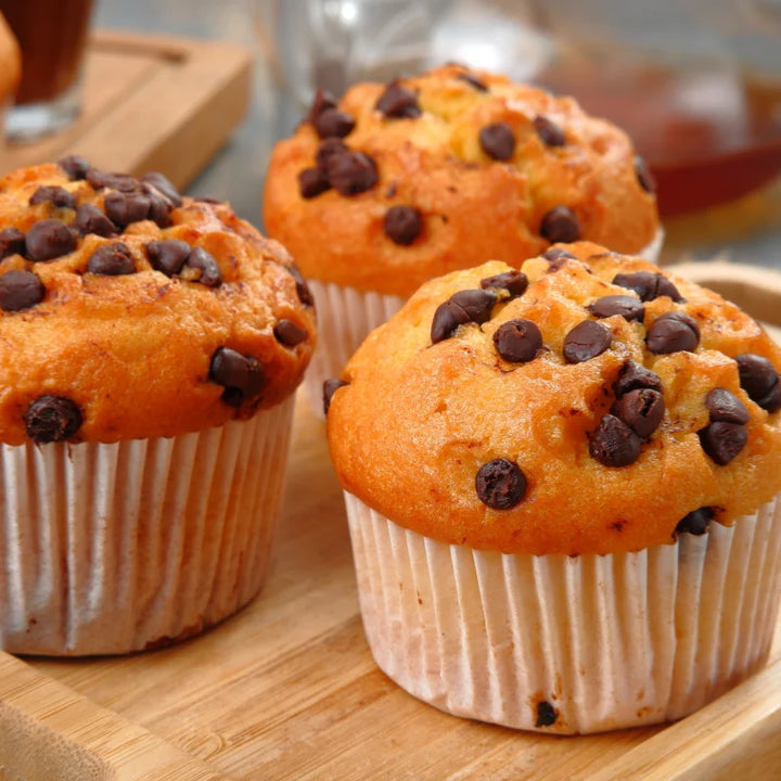 Muffin all'Arancia con Gocce di Cioccolato